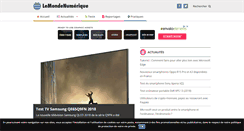 Desktop Screenshot of lemondenumerique.com